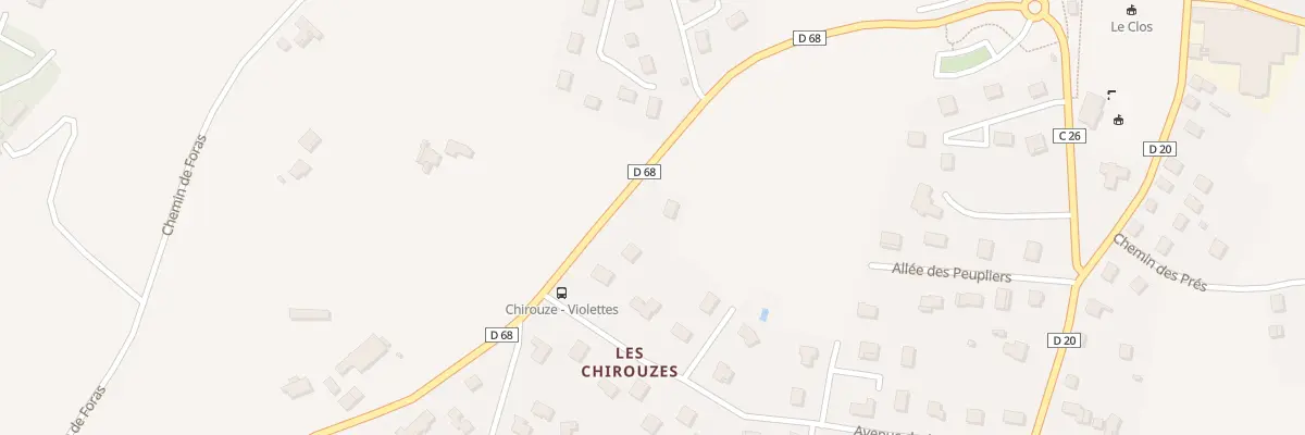 Plan du 5497A Chirouse à Chatte