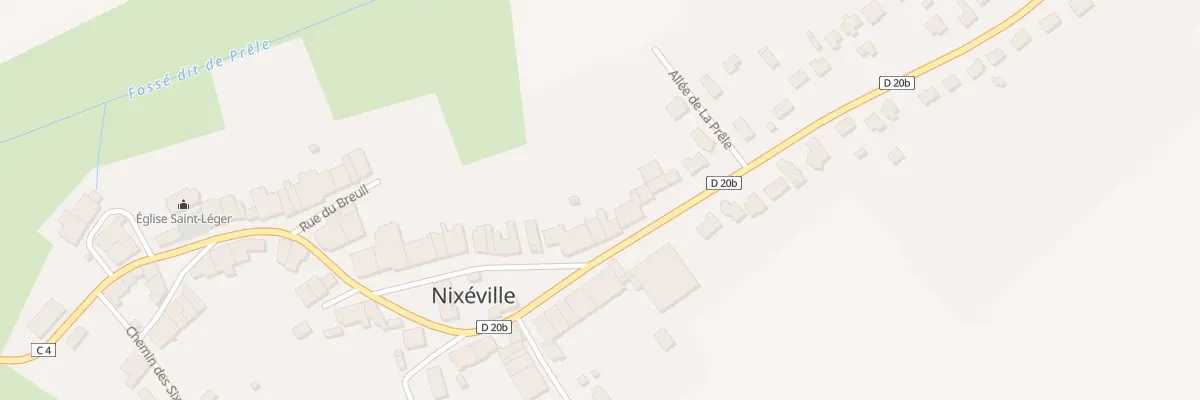Plan du 9 Rue Haute du Peche à Nixéville-Blercourt