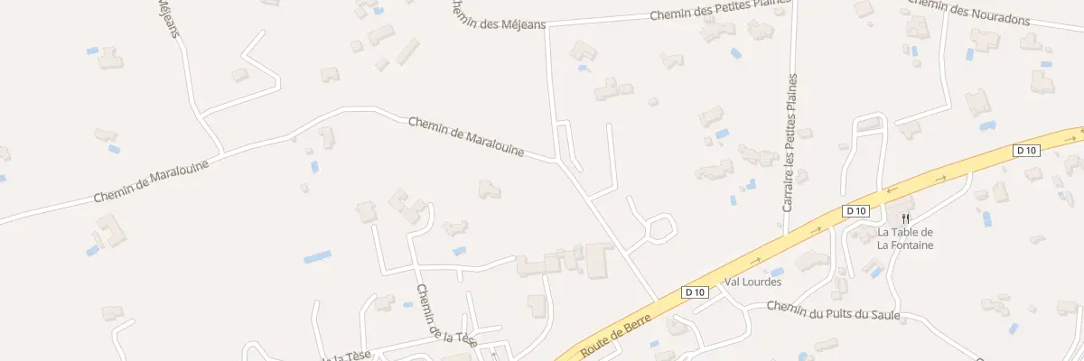 Plan du 31 Che de Maralouine à Ventabren