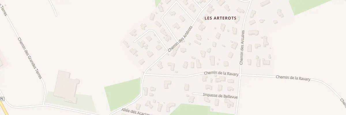 Plan du 5121 Les Arterots à Montagnat