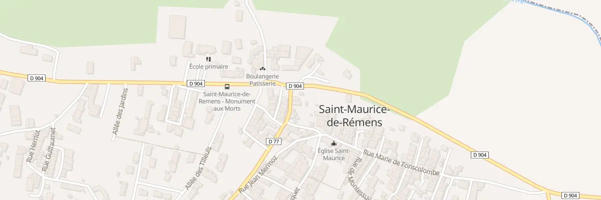 Plan du 15 Rue de la Laiterie à Saint-Maurice-de-Rémens