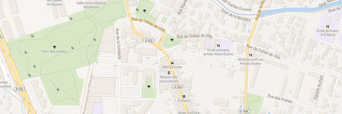 Plan du 92 Rue de la Libération à Bourgoin-Jallieu
