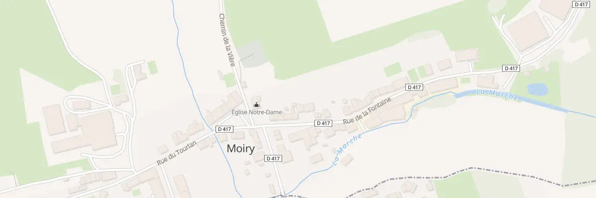 Plan du 9 Rue de la Fontaine à Moiry