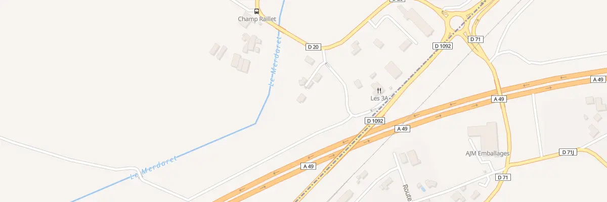 Plan de Imp de la Gare à Chatte