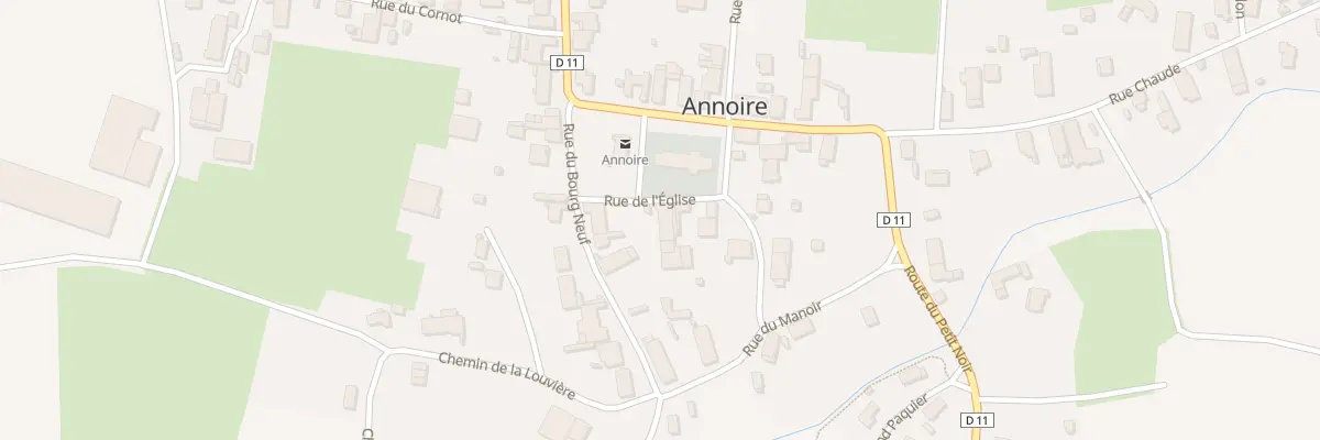 Plan du 5164 Rue de l’Eglise à Annoire