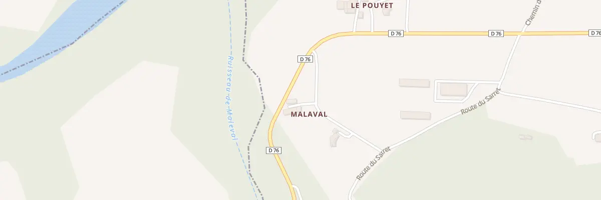 Plan du 5022 Malaval à Saint-Thomas-en-Royans