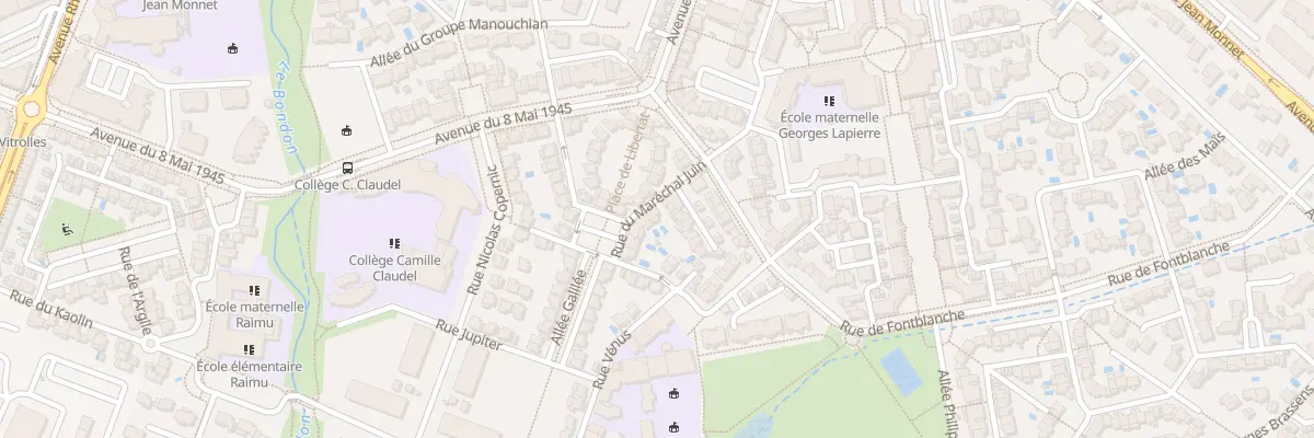 Plan du 4 Rue du Maréchal Juin à Vitrolles
