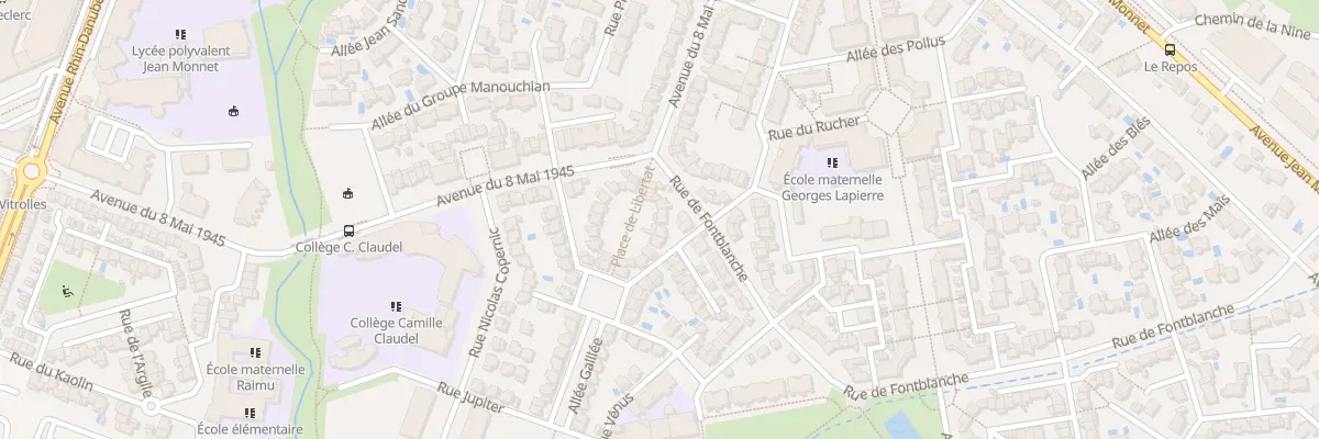Plan du 71 Rue de FontBlanche à Vitrolles