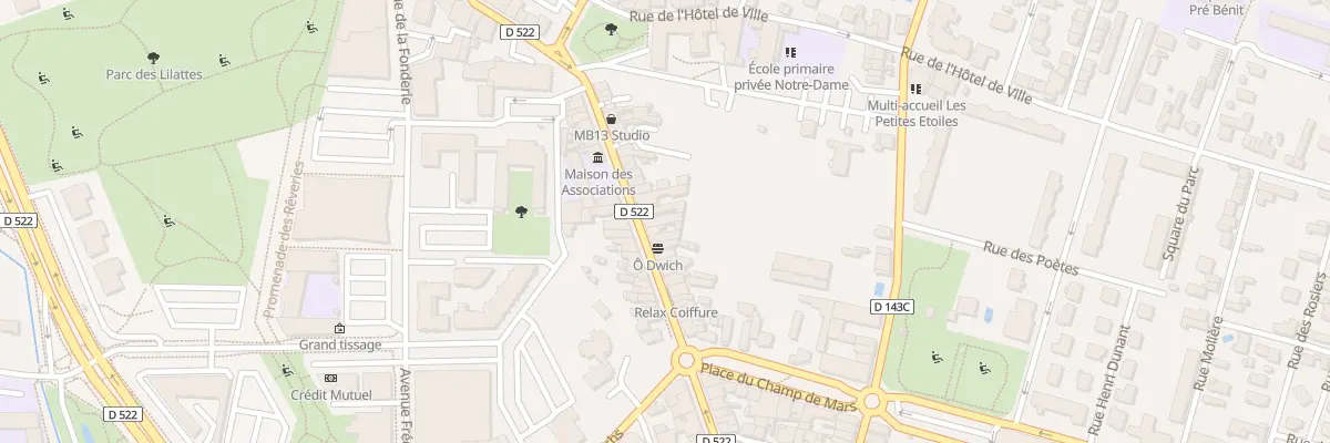 Plan du 70 Rue de la Libération à Bourgoin-Jallieu