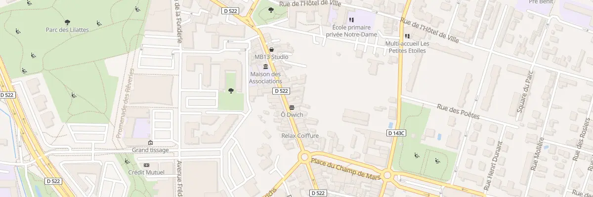 Plan du 68 Rue de la Libération à Bourgoin-Jallieu