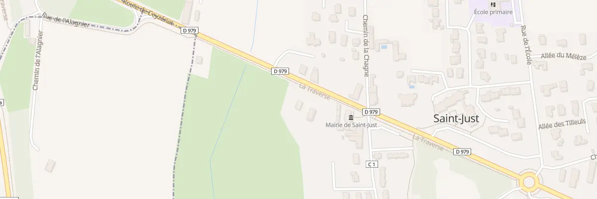 Plan du 366 Rte de Ceyzériat à Saint-Just