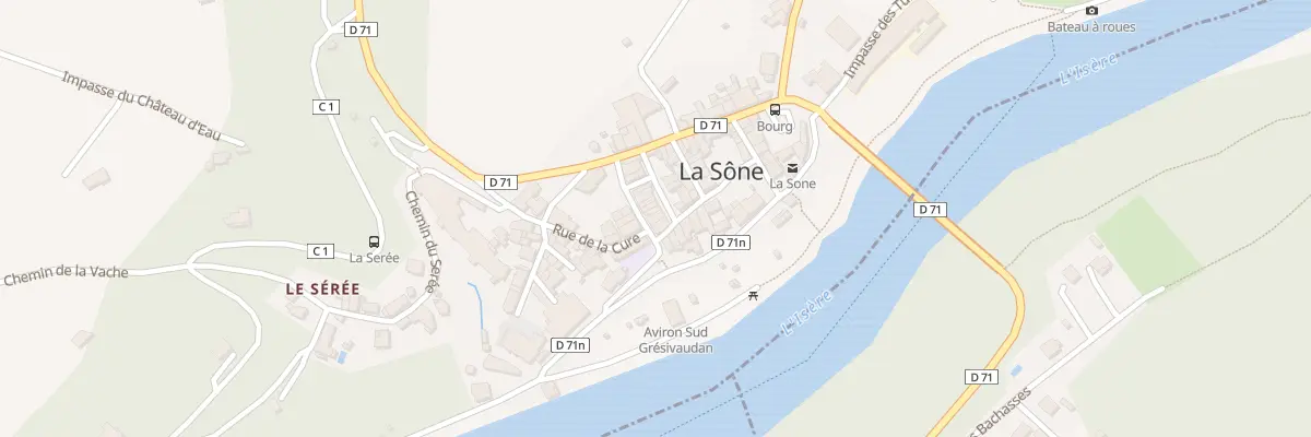 Plan du 15 Pl du Marché à La Sône