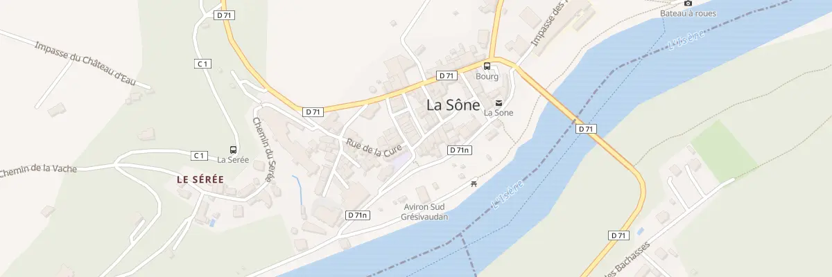 Plan du 5045 Le Village à La Sône