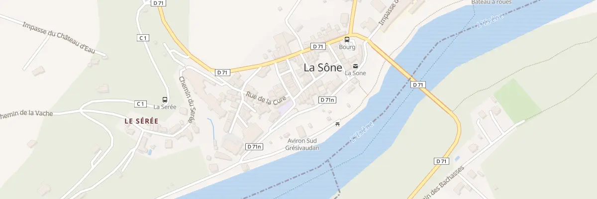 Plan du 2 Rue de l’Ancienne Poste à La Sône