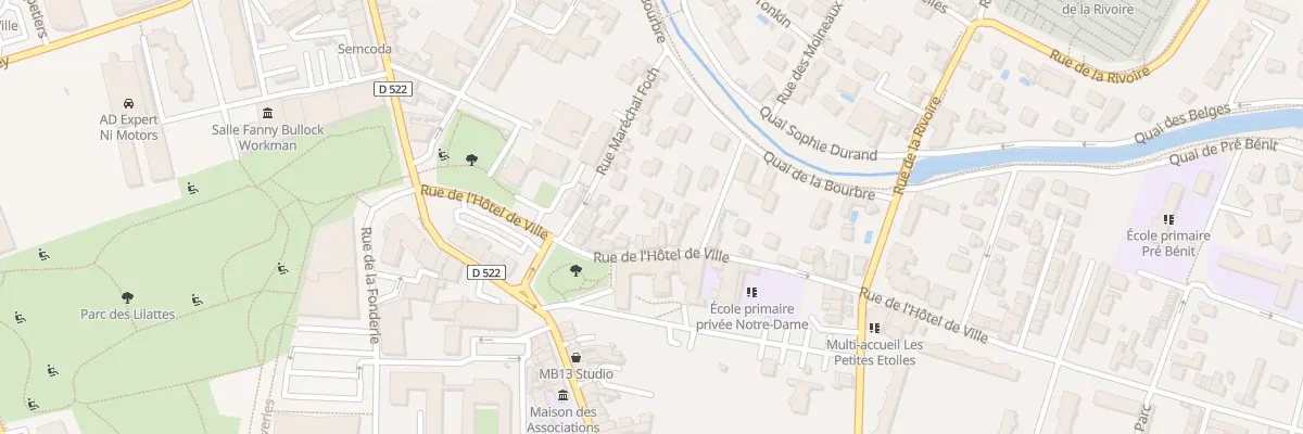 Plan du 15 Rue de l’Hôtel de Ville à Bourgoin-Jallieu
