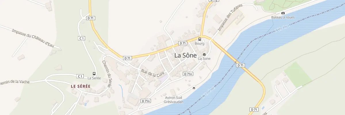 Plan du 5036 Pl du Marché à La Sône