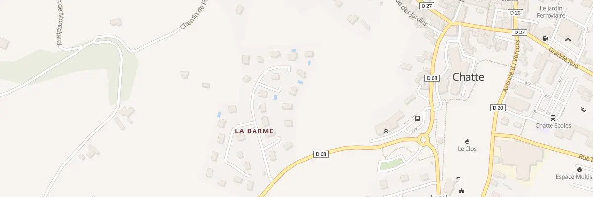 Plan du 290A Imp de la Barme à Chatte