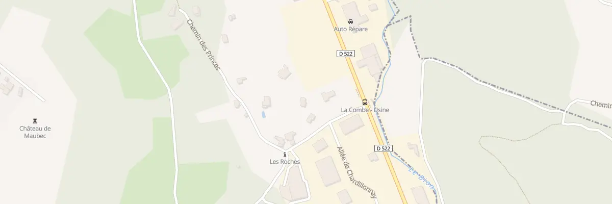 Plan du 78 Che des Princes à Maubec