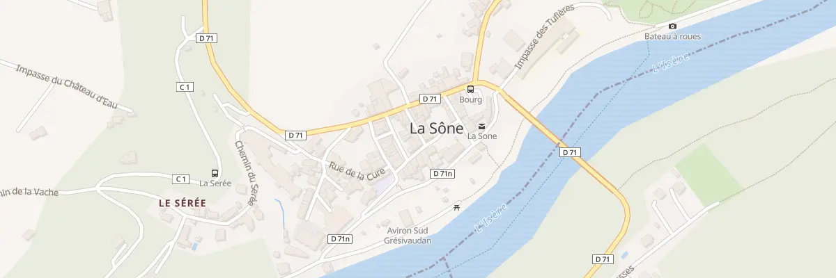 Plan du 5031B Le Village à La Sône