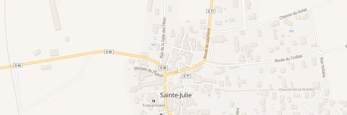 Plan du 36 Rue du 19-mars-1962 à Sainte-Julie