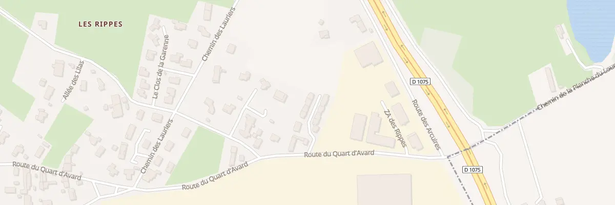 Plan du 3 Rte du Quart d’Avard à Certines