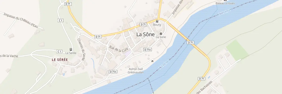 Plan du 3 Pl du Marché à La Sône