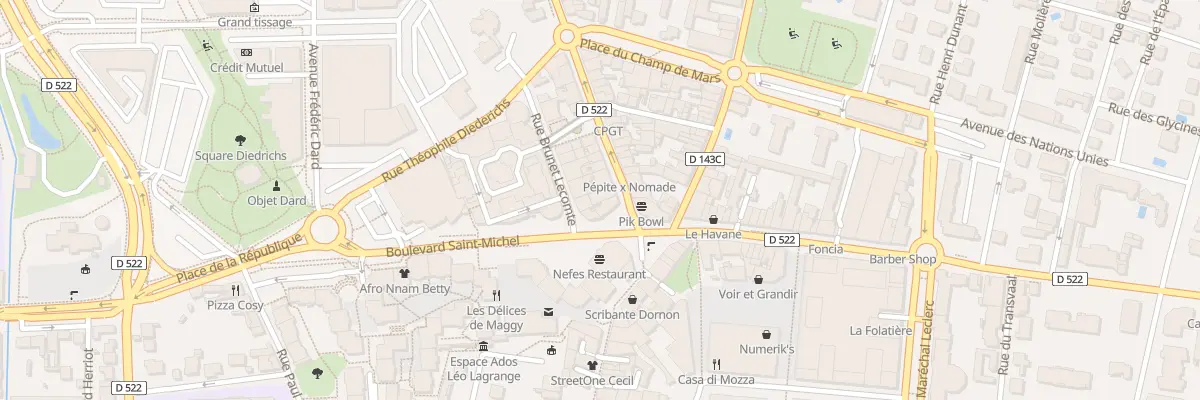 Plan du 19 Rue de la Libération à Bourgoin-Jallieu