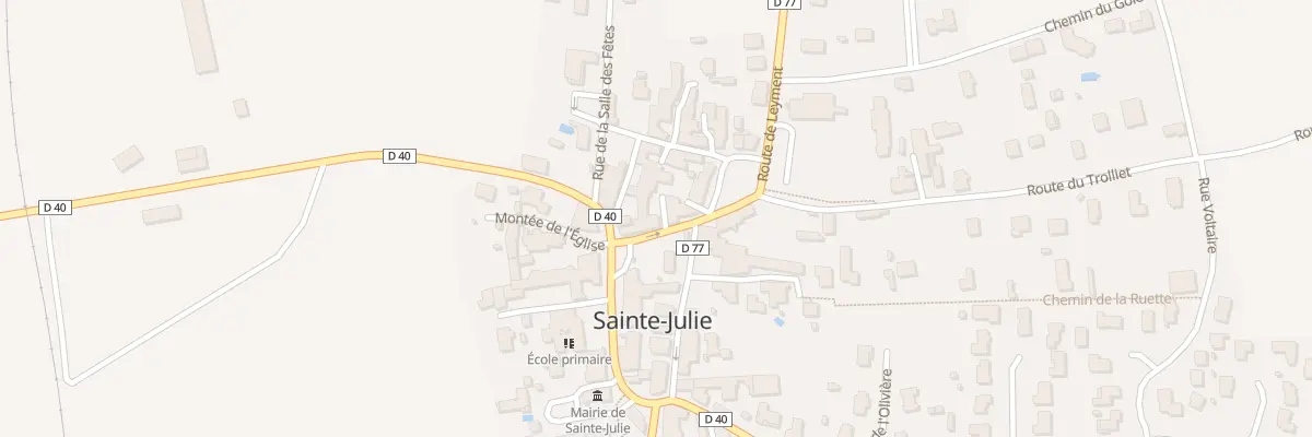 Plan du 35 Rue du 11-novembre-1918 à Sainte-Julie