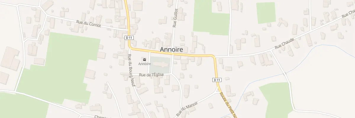 Plan du 1 Rue Bourgeoise à Annoire
