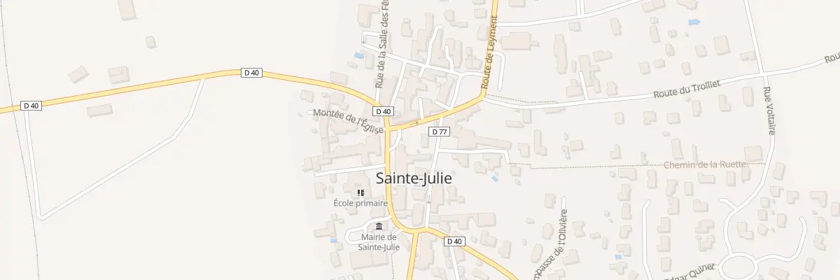 Plan du 99 Rue du Centre à Sainte-Julie