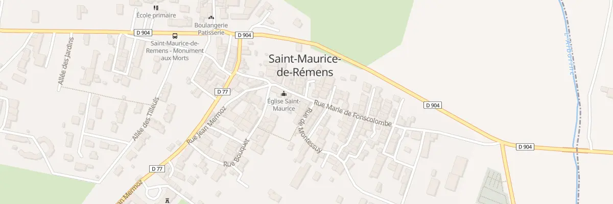 Plan du 52 Rue Marie de Fonscolombe à Saint-Maurice-de-Rémens