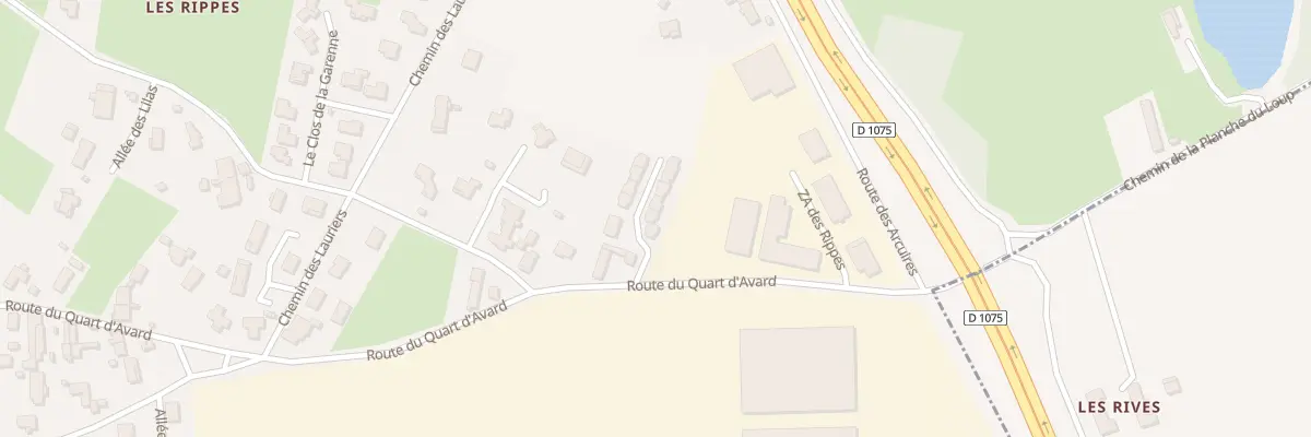 Plan du 9 Rte du Quart d’Avard à Certines