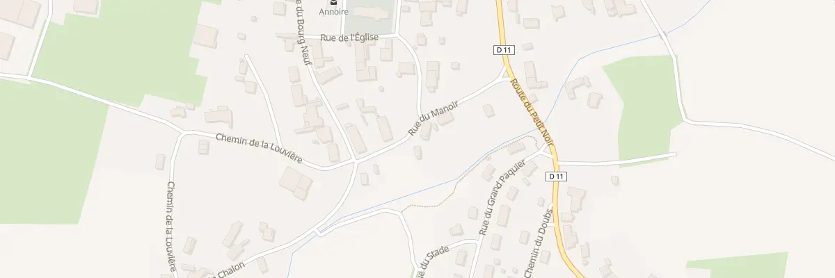 Plan du 5 Rue du Manoir à Annoire