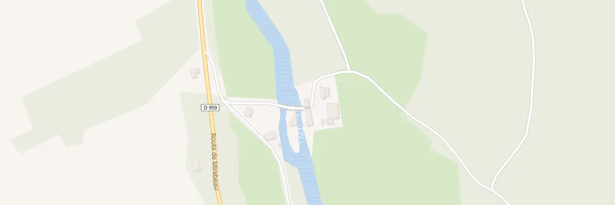 Plan du 5 Rome à Bèze