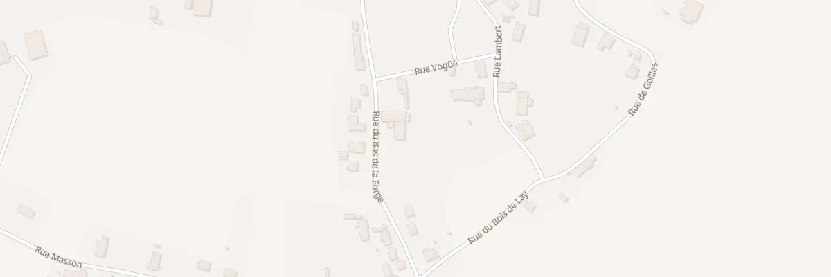 Plan du 3 Rue du Bas de la Forge à Franxault