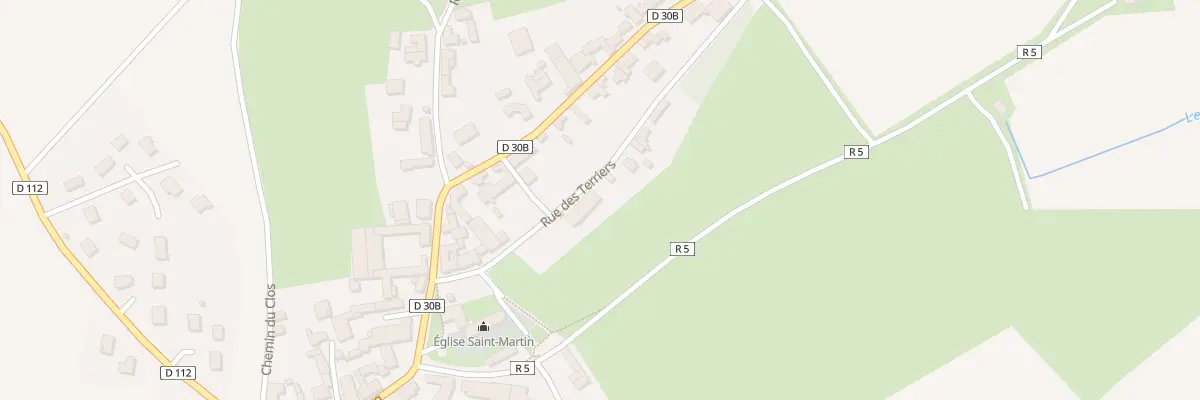 Plan du 2 Rue des Terriers à Tanay