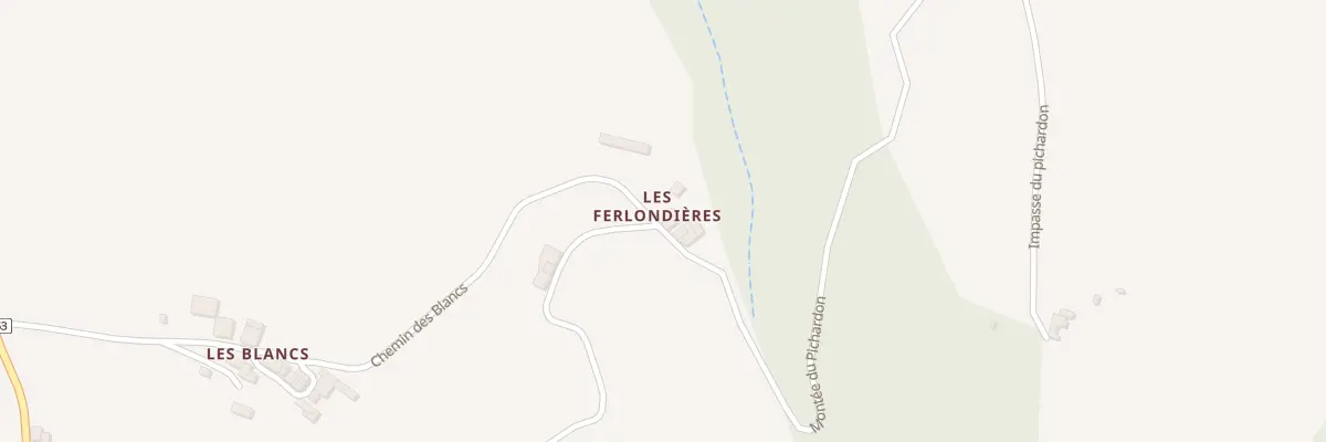 Plan du 5021 Les Ferlondieres à La Motte-Fanjas