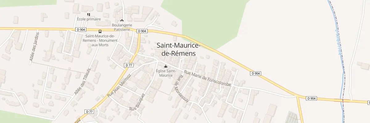 Plan du 18 Clos Sisley à Saint-Maurice-de-Rémens