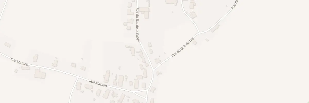 Plan du 9 Rue du Bas de la Forge à Franxault