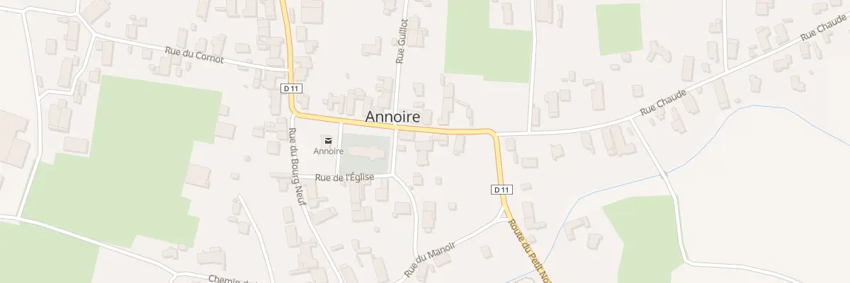 Plan du 2 Rue Chaude à Annoire