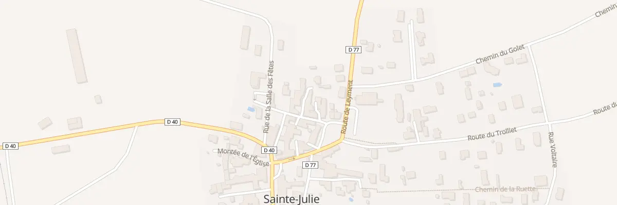 Plan du 16 Imp du Cordonnier à Sainte-Julie