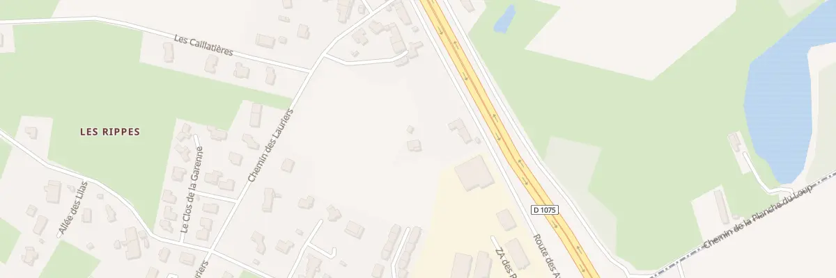 Plan du 669 Rte N 75 à Certines
