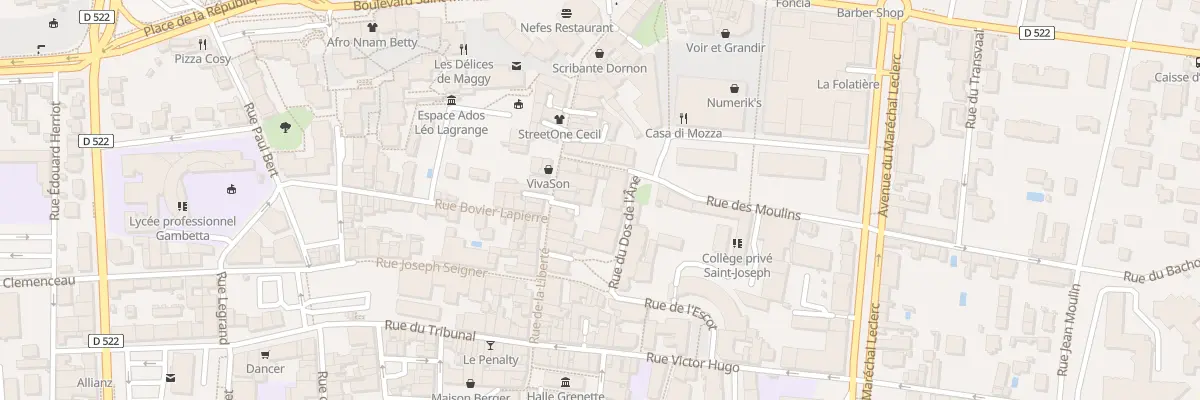 Plan du 3 Rue du Dos de l’Ane à Bourgoin-Jallieu