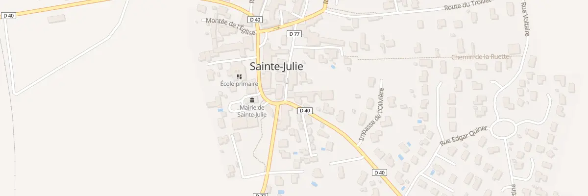 Plan du 31 Rte de Lagnieu à Sainte-Julie