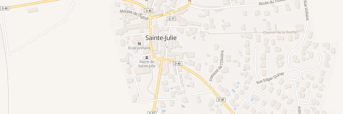 Plan du 31 Rte de Lagnieu à Sainte-Julie