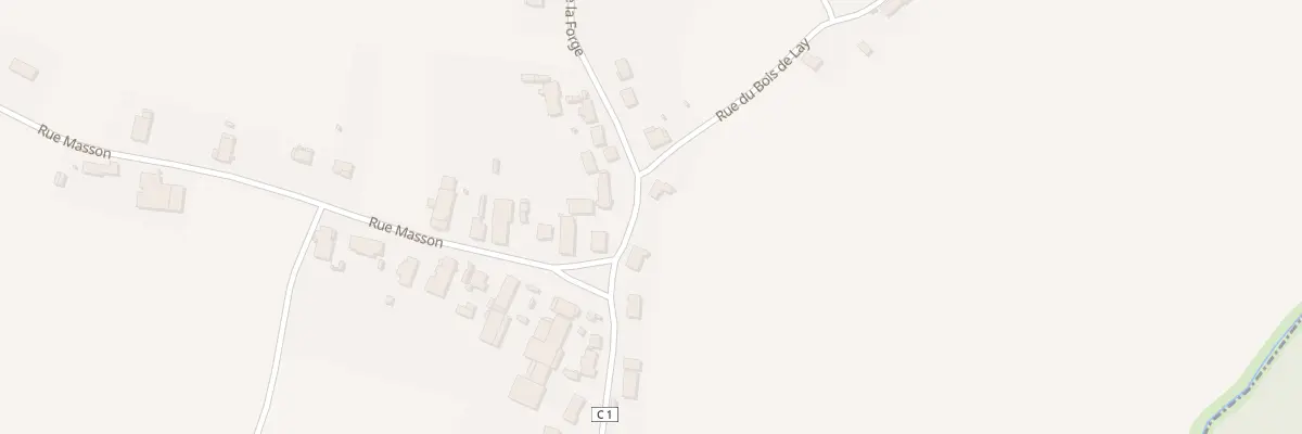 Plan du 13 Rue du Bas de la Forge à Franxault