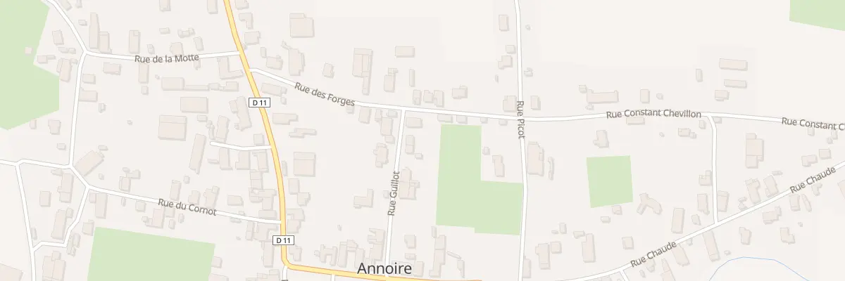 Plan du 8 Rue Guillot à Annoire