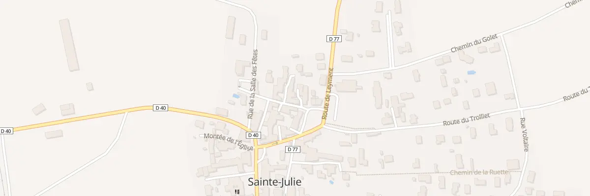 Plan du 11 Imp du Charron à Sainte-Julie