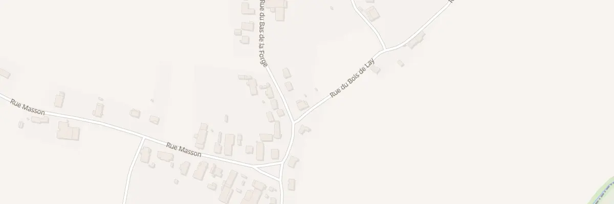 Plan du 11 Rue du Bas de la Forge à Franxault