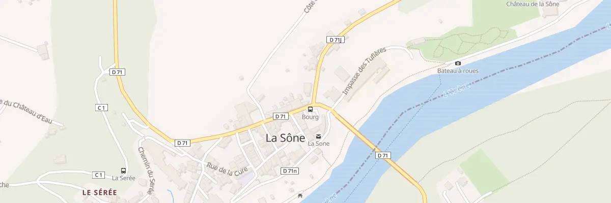 Plan du 5110 Le Village à La Sône